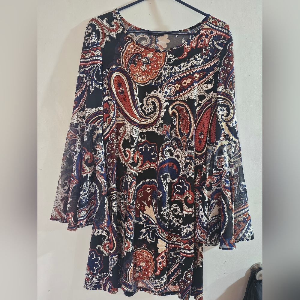 J.B.S. Multicolor Paisley Dress